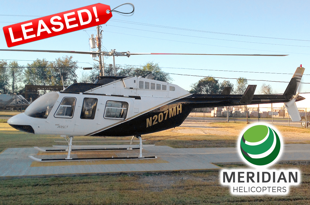 FOR LEASE Bell 206L3 - N207MH - exterior leased